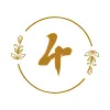 The number 4 with an ornamental circle around it in gold.